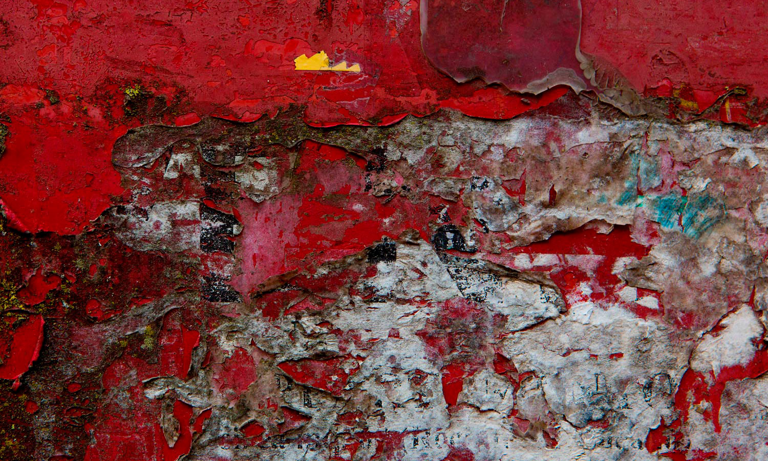 Fragment # 5 (Red with a Golden Trace) — 2017 — Sense of Place